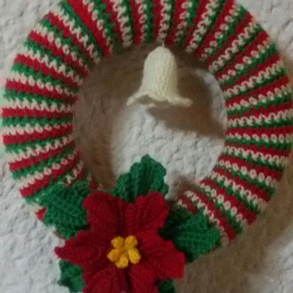 Crochet Christmas ⛄🎄 wreath handmade - Picture 14 of 14